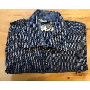 Visconti Uomo Flip Cuff Dress Shirt Size Large